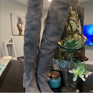 ⭐️ Like New ⭐️ Gray Over the Knee Boots